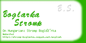boglarka stromp business card